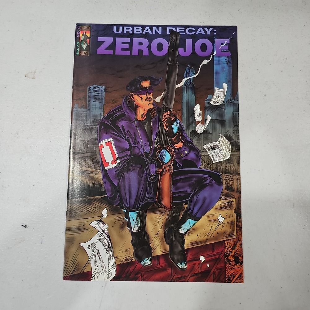 Urban Decay Flip Book Zero Joe & Fork Anubis Press 1994 Bagged And Boarded
